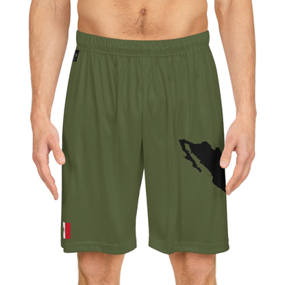 Mexican Pride Basketball Shorts Green