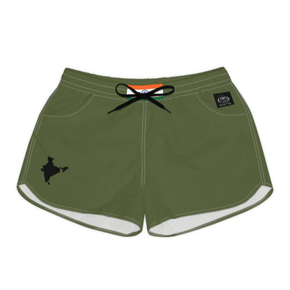 India Women's Casual Shorts Green
