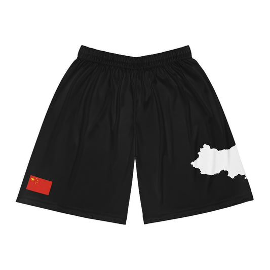 Chinese Pride Basketball Shorts Black