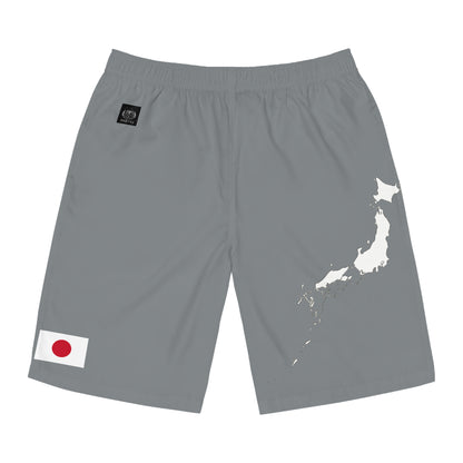 Japanese Pride Board Shorts Gray