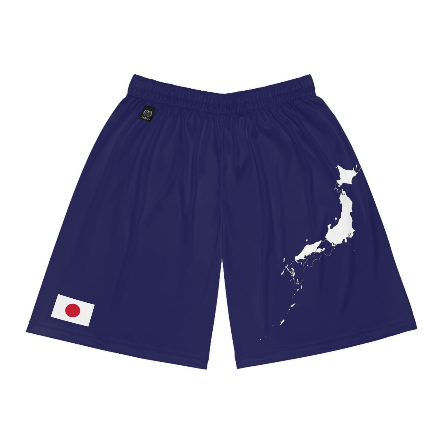 Japanese Pride Basketball Shorts White/Blue