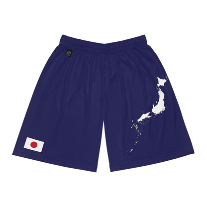 Japanese Pride Basketball Shorts White/Blue
