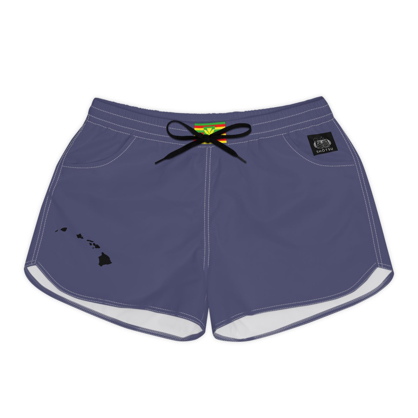 Hawaiian Pride Women's Casual Shorts Blue