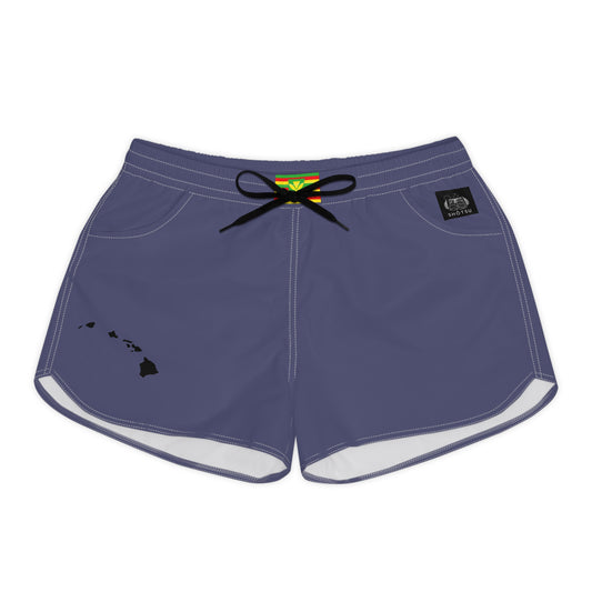 Hawaiian Pride Women's Casual Shorts Blue