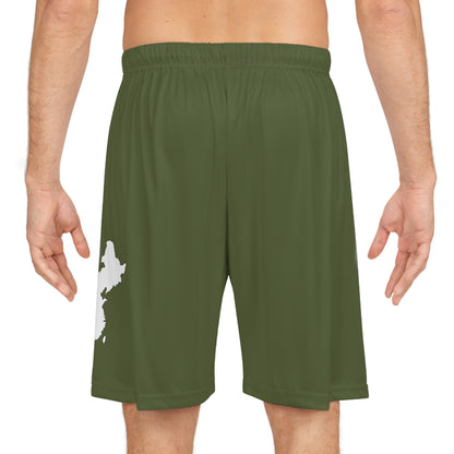 Chinese Pride Basketball Shorts Green/White