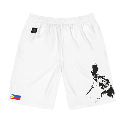 Filipino Pride Board Shorts White