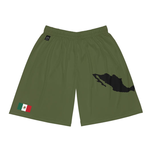 Mexican Pride Basketball Shorts Green