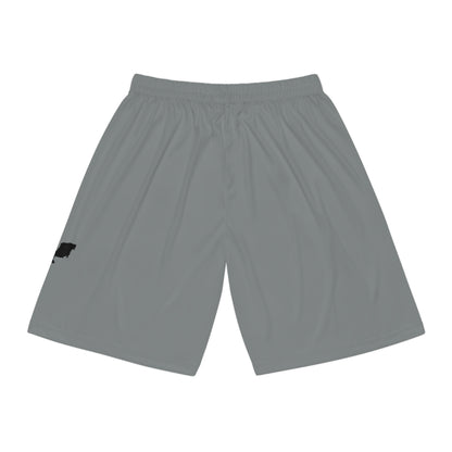 Mexican Pride Basketball Shorts Gray