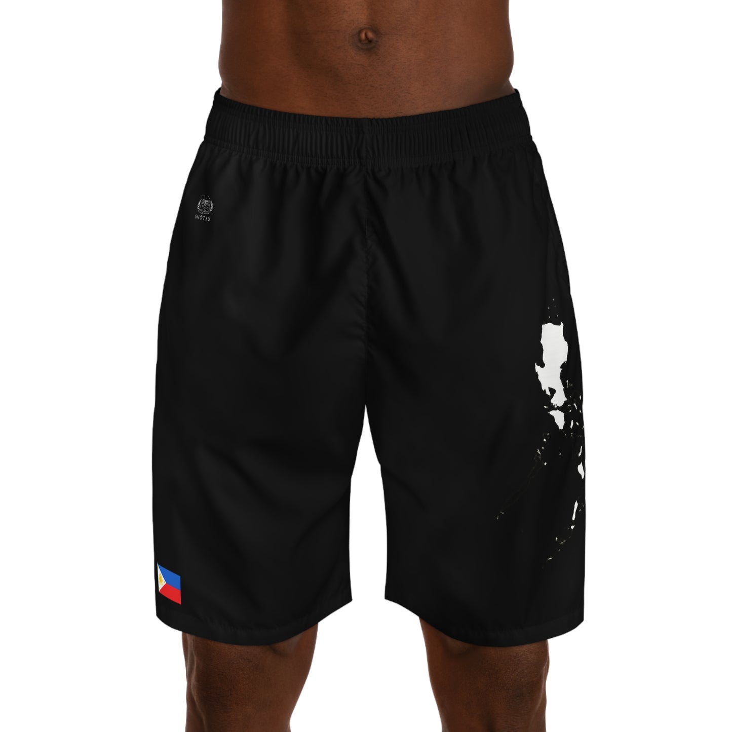 Filipino Pride Jogger Shorts Black