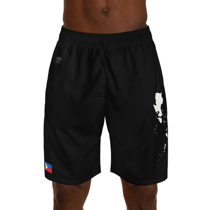 Filipino Pride Jogger Shorts Black