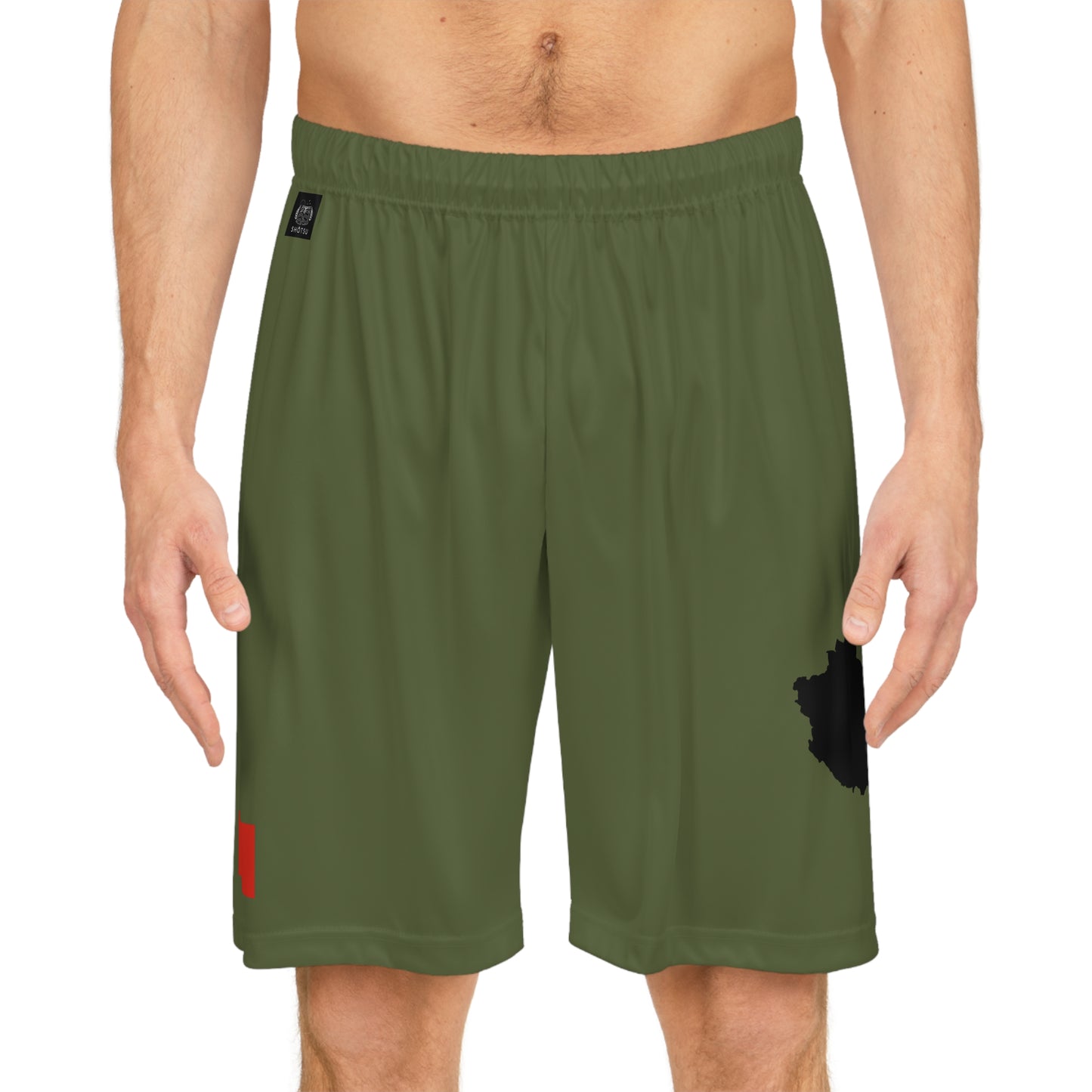 Chinese Pride Basketball Shorts Green