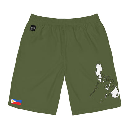 Filipino Pride Board Shorts Green