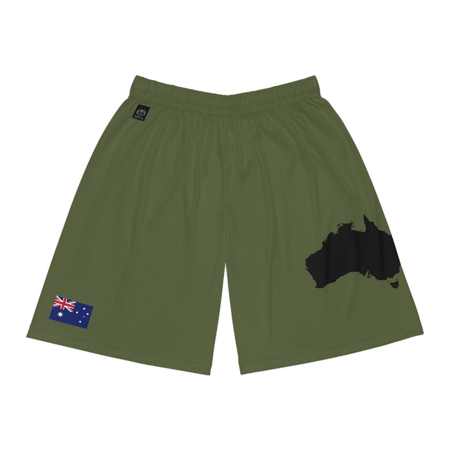 Australian Pride Basketball Shorts Green