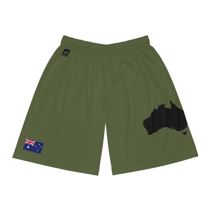 Australian Pride Basketball Shorts Green