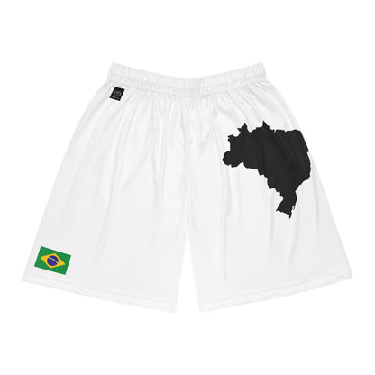 Brazilian Pride Basketball Shorts White