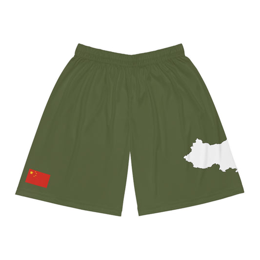 Chinese Pride Basketball Shorts Green/White