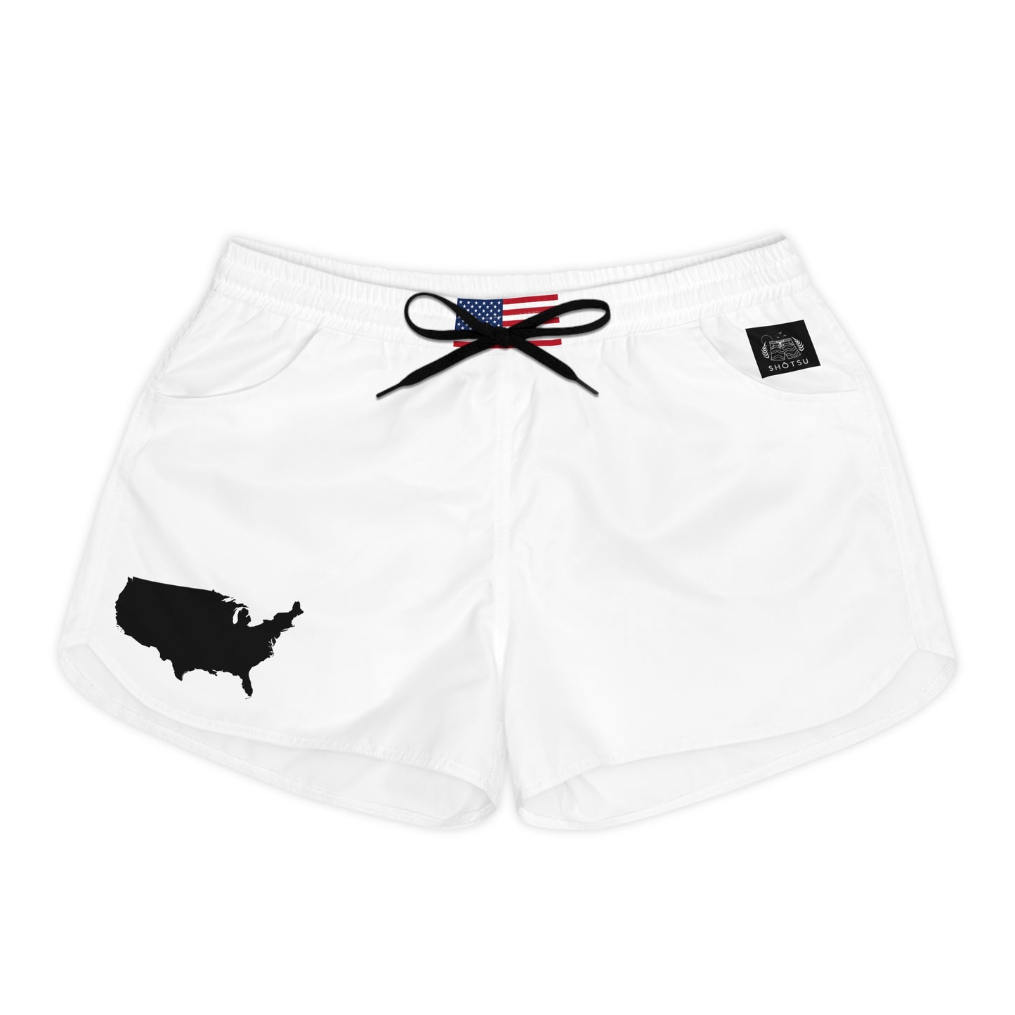 USA Women's Casual Shorts White
