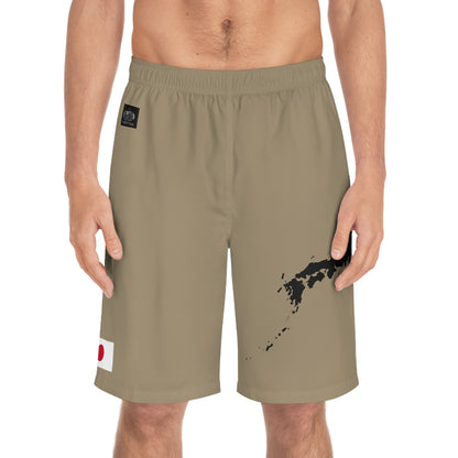 Japanese Pride Board Shorts Khaki