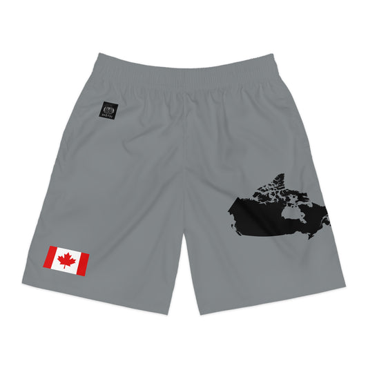 Canadian Pride Jogger Shorts Gray