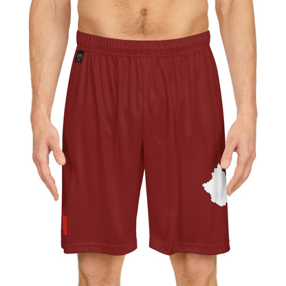 Chinese Pride Basketball Shorts White/Red