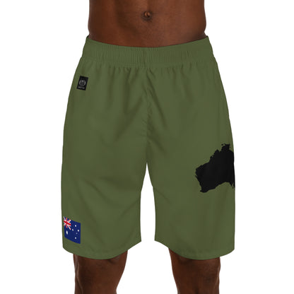 Australian Pride Jogger Shorts Green