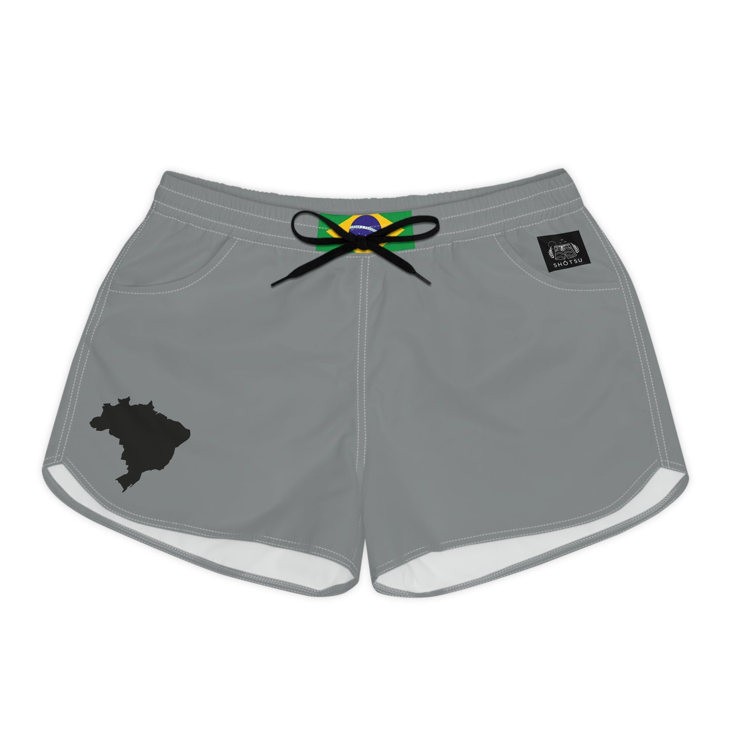 Brazilian Pride Women's Casual Shorts Gray