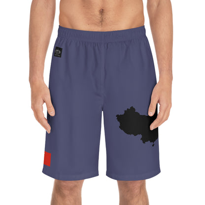 Chinese Pride Board Shorts Blue