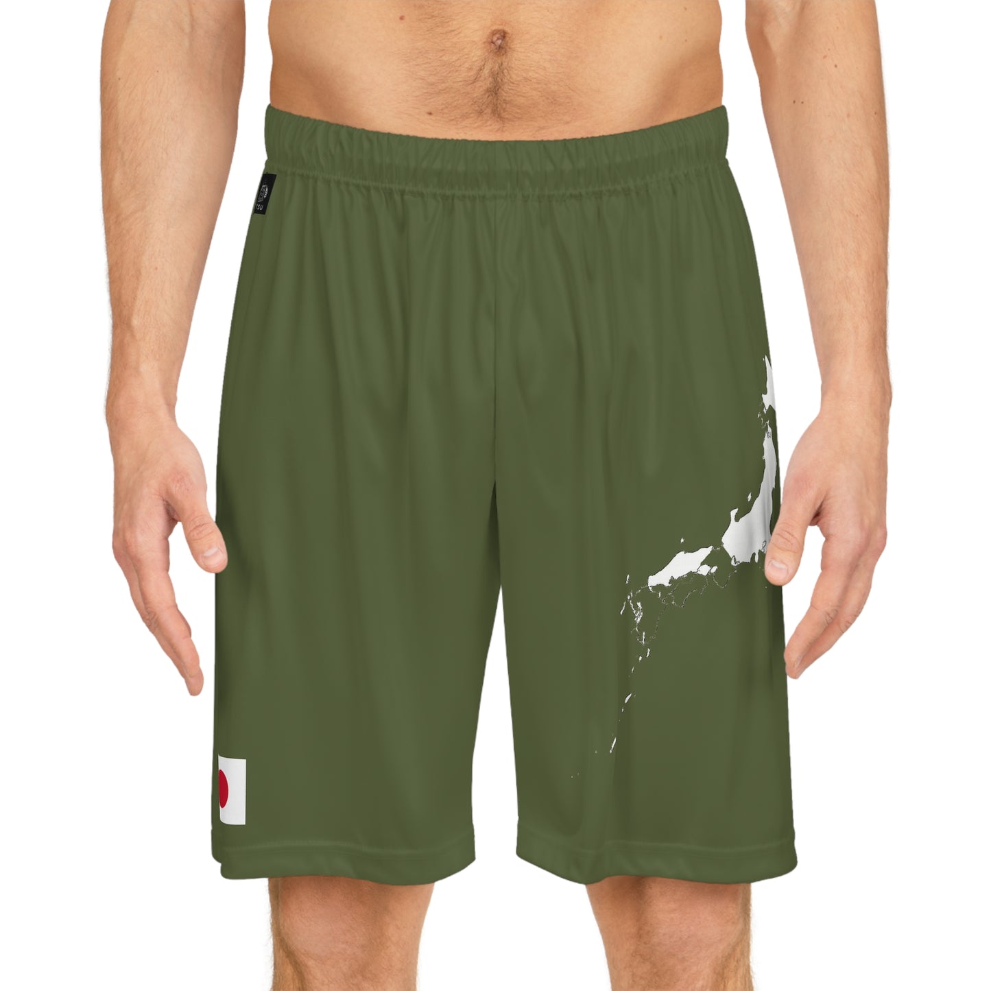Japanese Pride Basketball Shorts White/Green