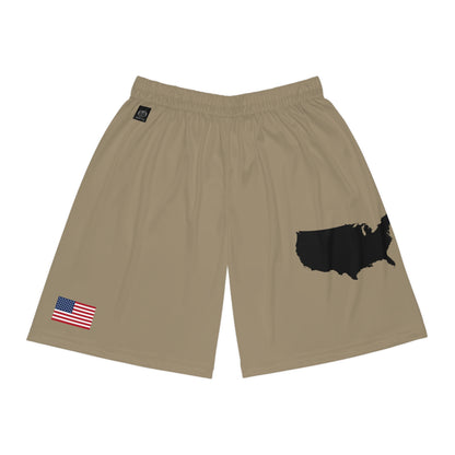 USA Basketball Shorts Khaki