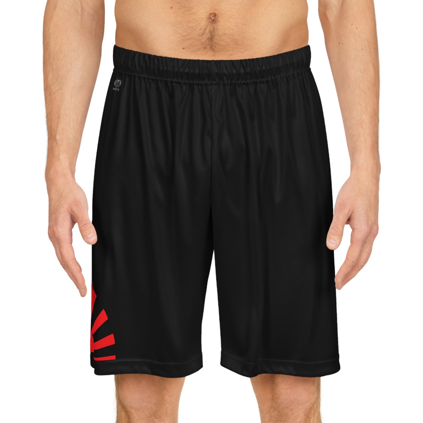 Rising Sun / Sakura Basketball Shorts Black