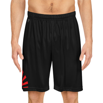 Rising Sun / Sakura Basketball Shorts Black