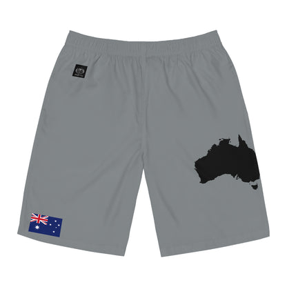 Australian Pride Board Shorts Gray