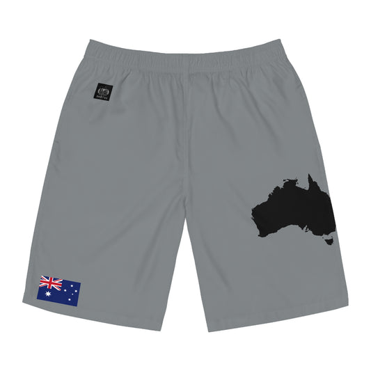 Australian Pride Board Shorts Gray