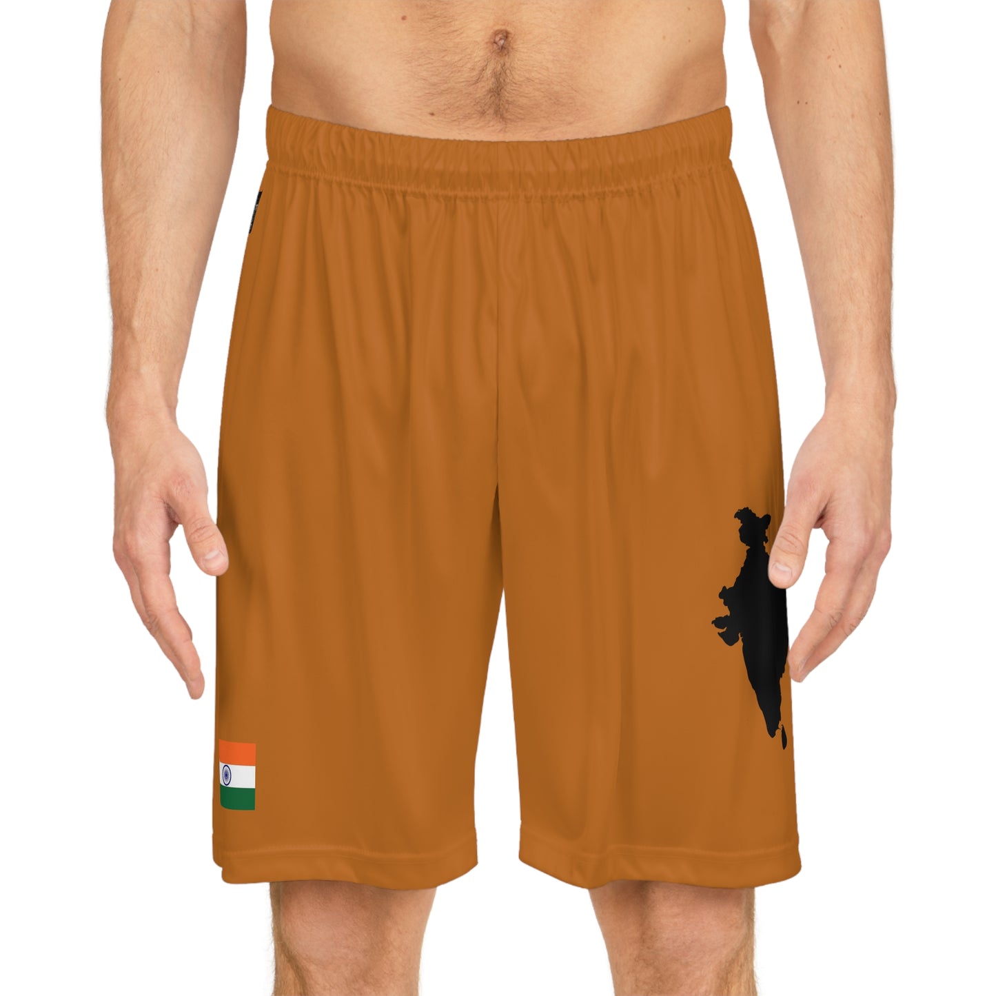 India Basketball Shorts Orange
