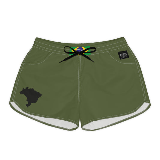 Brazilian Pride Women's Casual Shorts Green