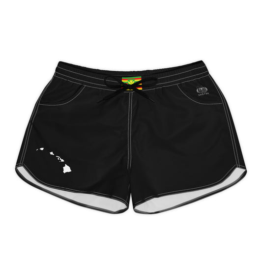 Hawaiian Pride Women's Casual Shorts Black