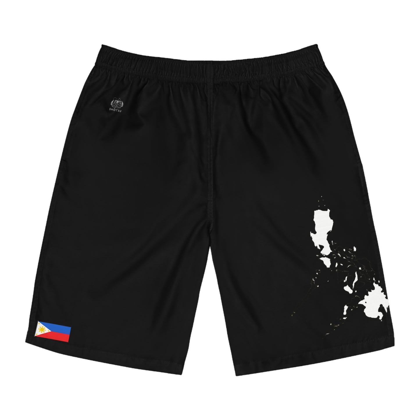 Filipino Pride Board Shorts Black