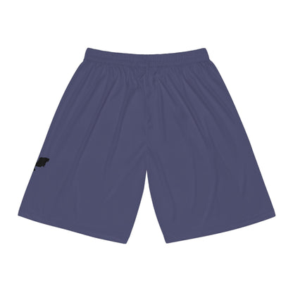 Mexican Pride Basketball Shorts Blue