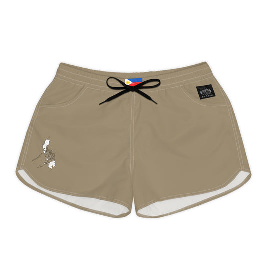 Filipina Pride Women's Casual Shorts White/Khaki