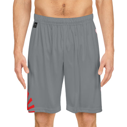 Rising Sun / Sakura Basketball Shorts Gray