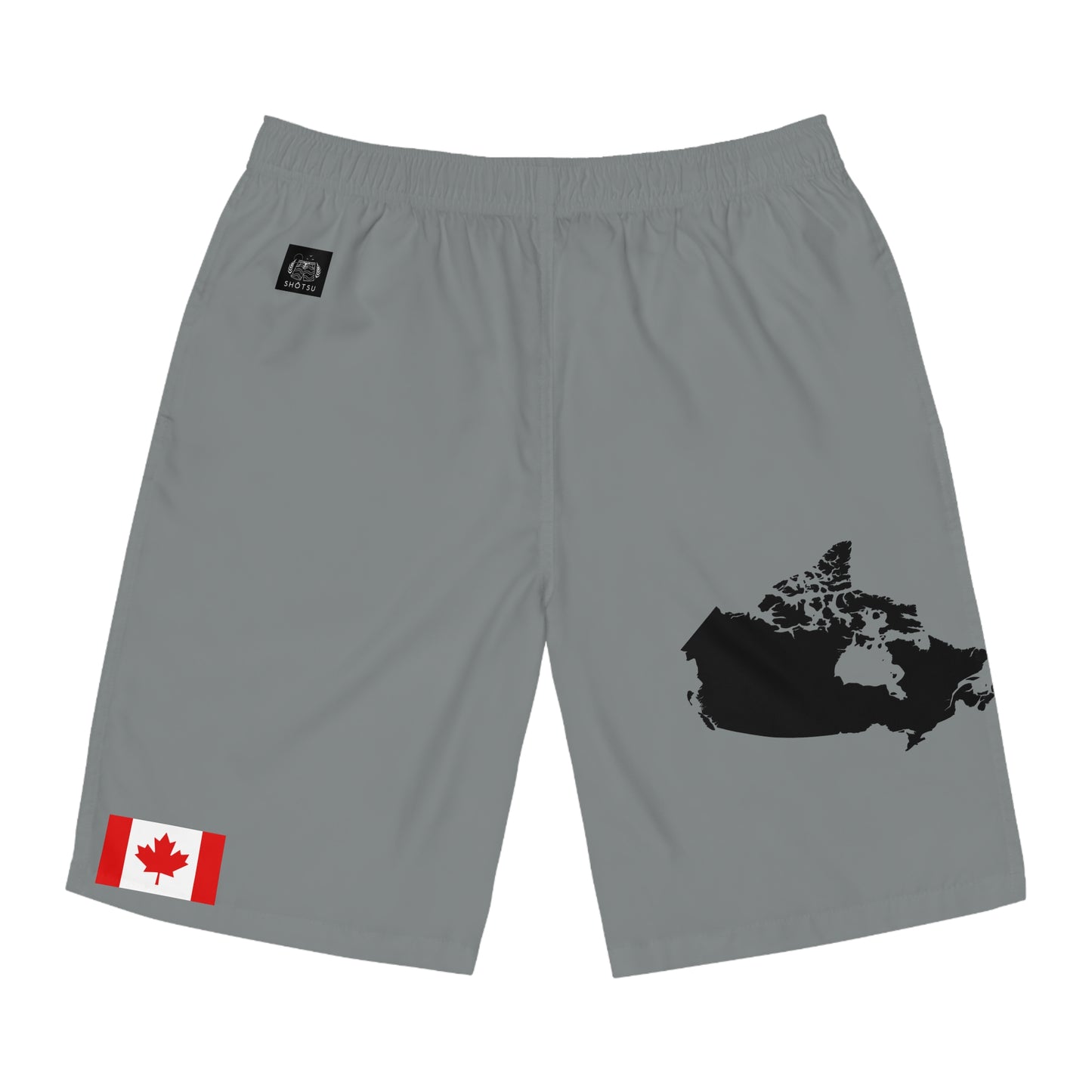 Canadian Pride Board Shorts Gray