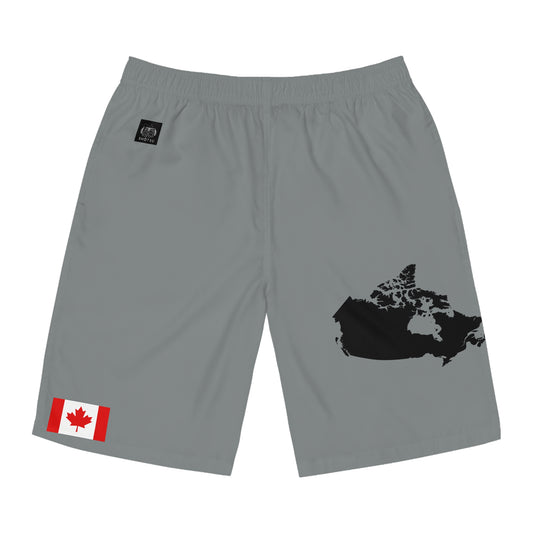 Canadian Pride Board Shorts Gray