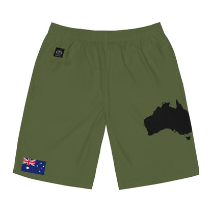 Australian Pride Board Shorts Green