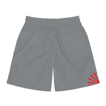 Rising Sun / Sakura Jogger Shorts Gray
