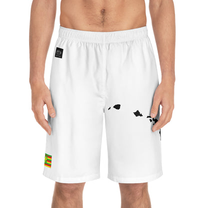 Hawaiian Pride Board Shorts White