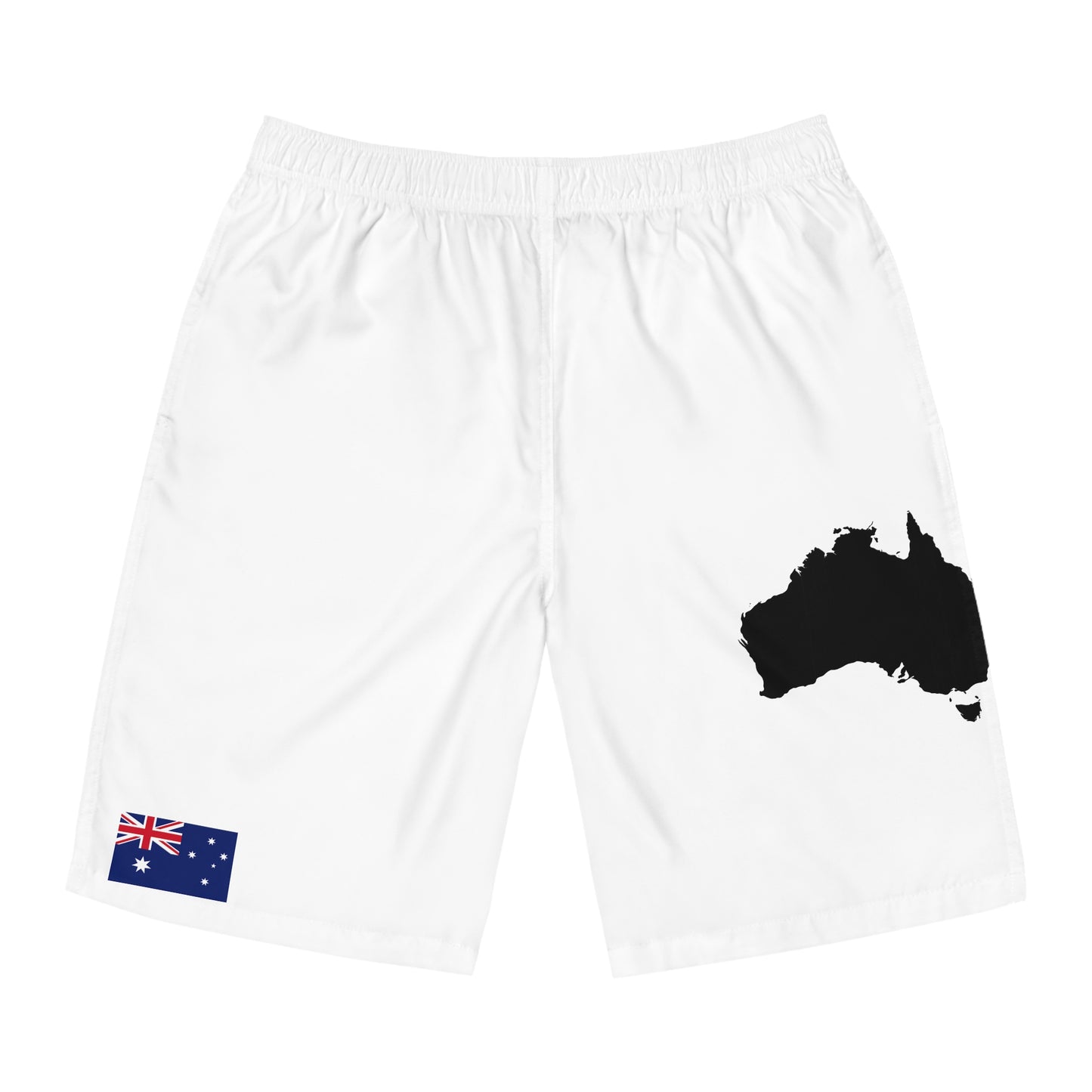 Australian Pride Board Shorts White