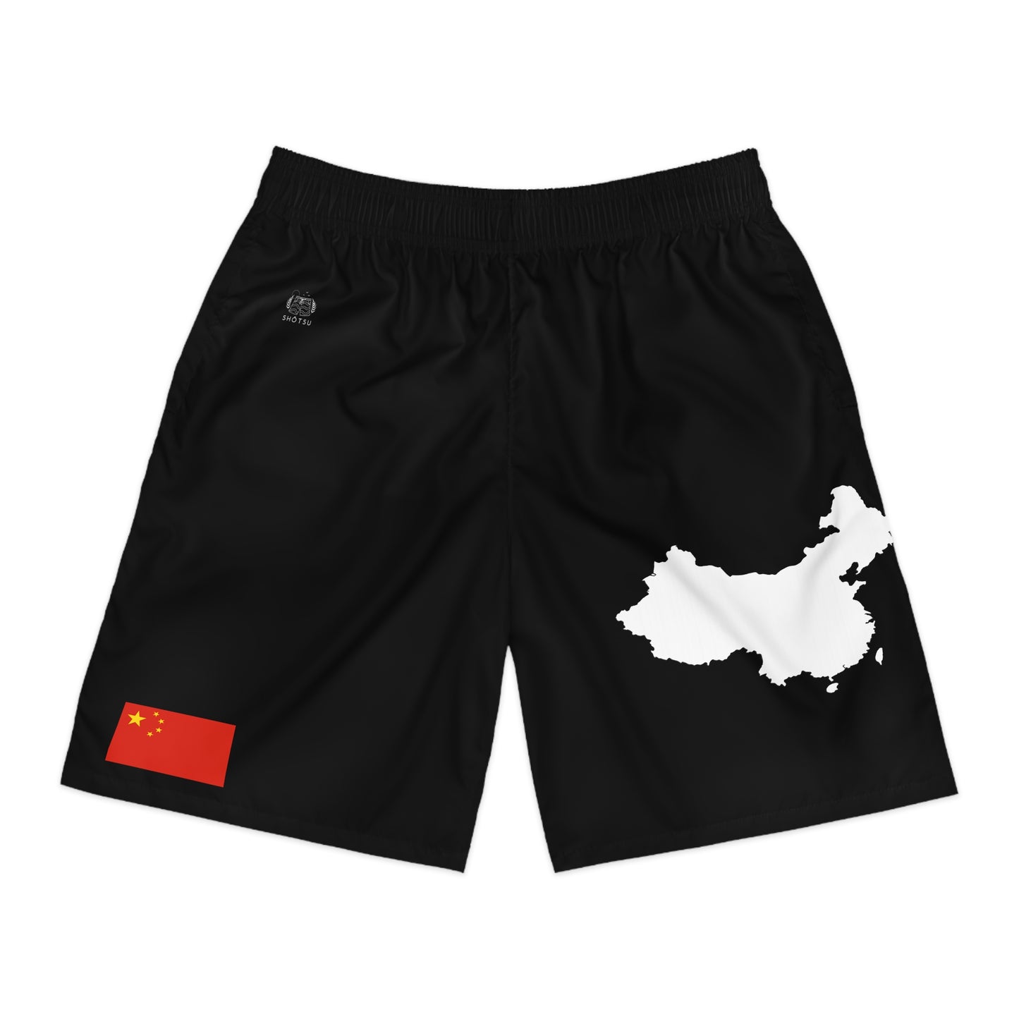 Chinese Pride Jogger Shorts Black