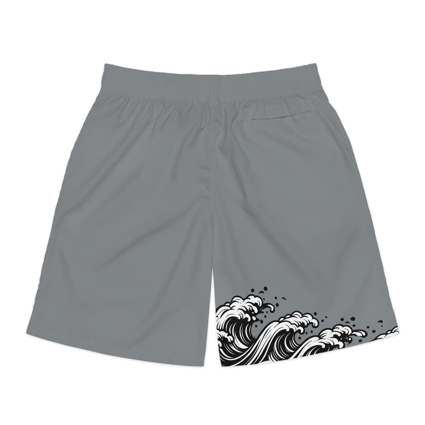 Wave of Kanagawa / Sakura Jogger Shorts Gray