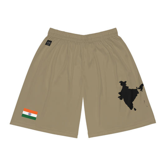 India Basketball Shorts Khaki