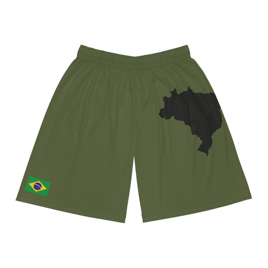 Brazilian Pride Basketball Shorts Green